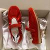 Cowhide Version~ Niche Leather Red Women's Platform Sports and Leisure Women's Shoes Velcro Mary Jane Women's Shoes