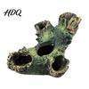 Natural Aquarium Decoration Decaying Trunk Hide Decorative Betta Fish Hideout with Multiple Holes Shrimp Hiding Place And Caves Resin Log