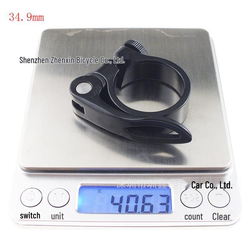 Quick Release Aluminum Seatpost Clamp for Mountain and Road Bikes (31.8mm & 34.9mm)