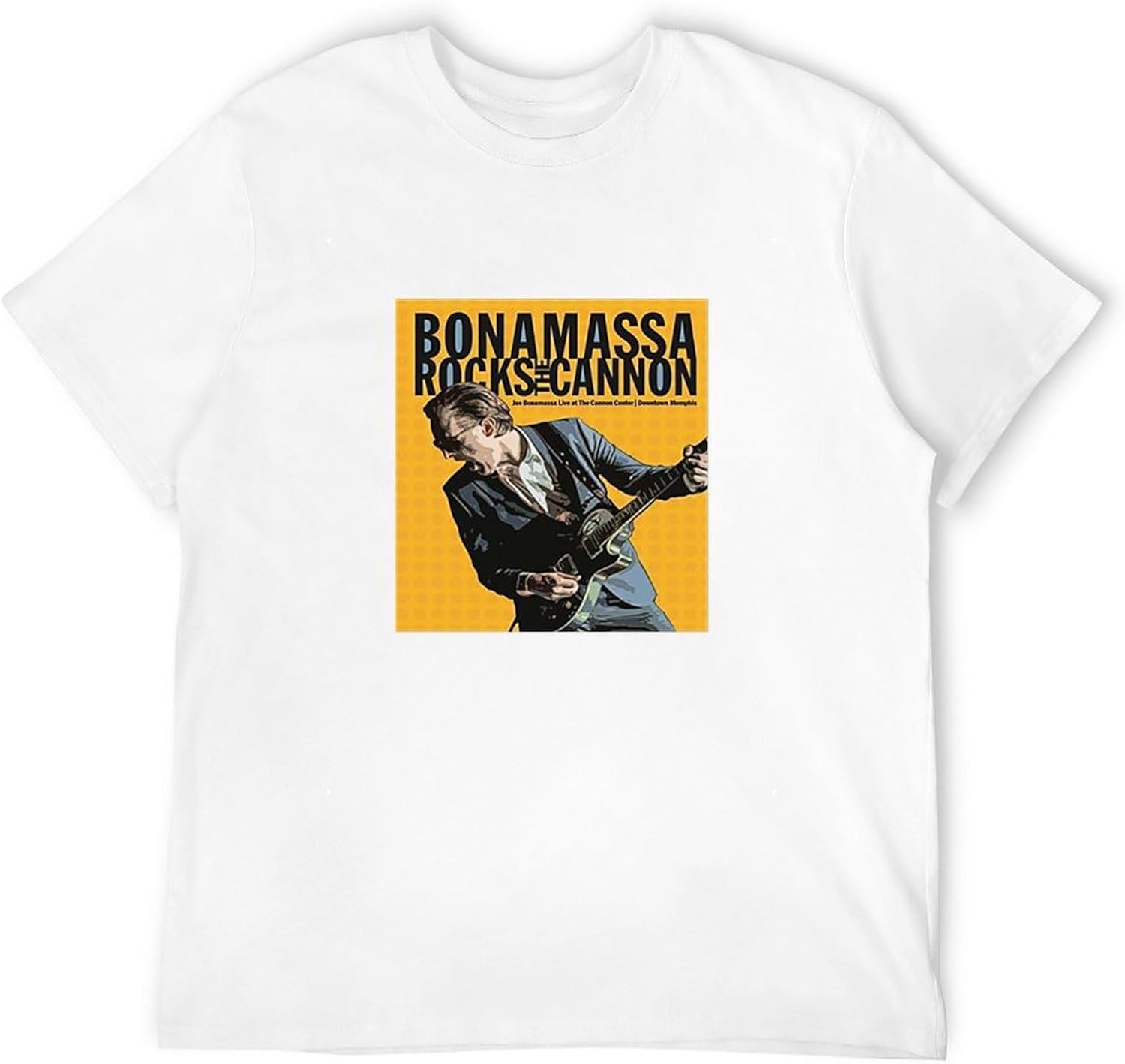 Joe Bonamassa 2020 Tour Rock Trans7 1 Tee Mens T-Shirt S белый