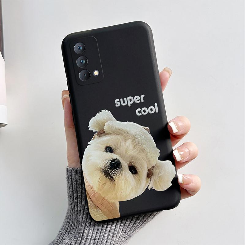 Soft TPU Case For Realme GT Master Edition Cover Cute Cartoon Funny Cat Bumper Capa Coque For OPPO Realme Q3 Pro Carnival Fundas