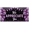Starry Decoration Appreciation Banner Gratitude Banner Celebration Decoration for Holiday Celebration Corporate Party