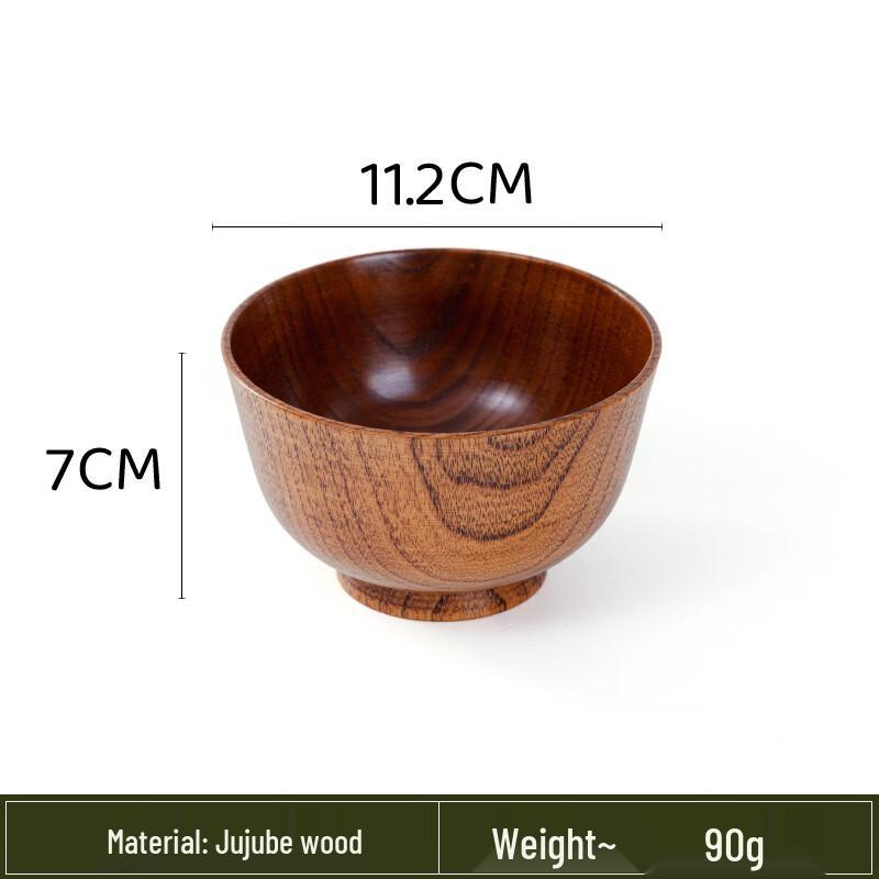 Traditional Tibetan-Style Jujube Wood Bowls