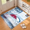 Colorado Avalanche Carpet Door Mat for Living Room or Bedroom Protective Mat Under Chair Office Decoration Christmas Gift Birthday Present