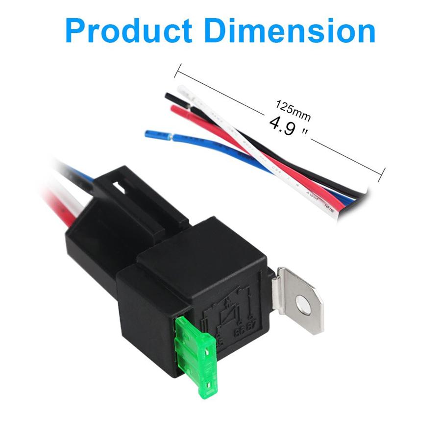 Car Relay Switch Harness Set 12V