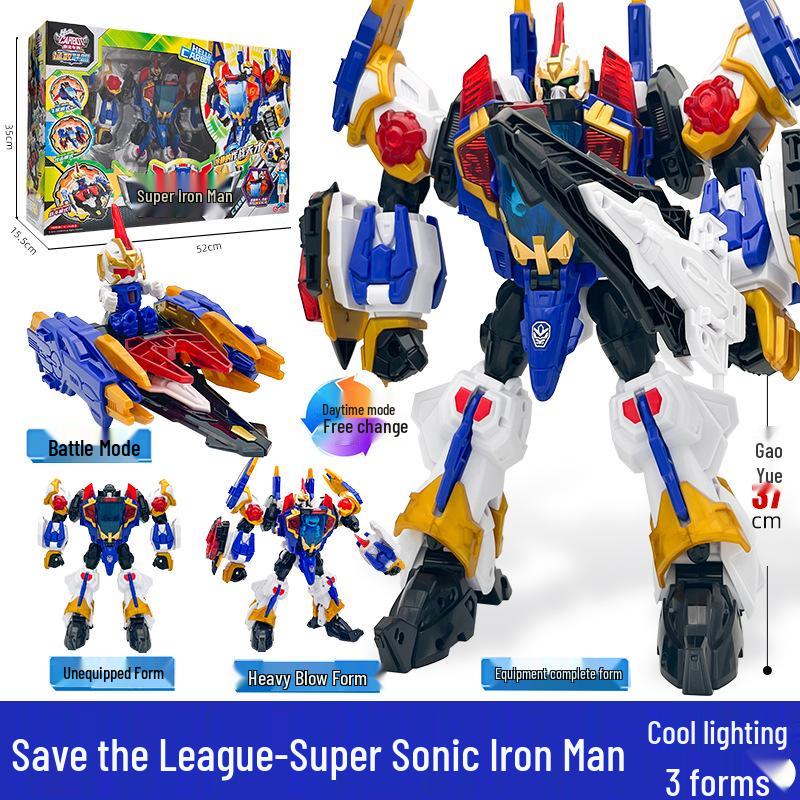 Kabo Car God: Rescue League Transformer Firefighting & Medical Robot Toy Set for Boys
