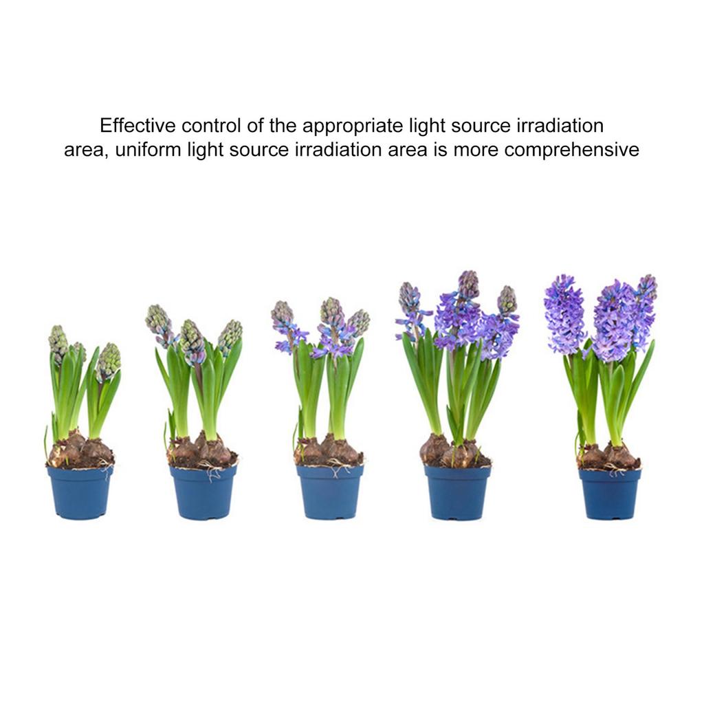 LED Plant Grow Light Foldable Red and Blue Spectrum Plant Light Triple Leaf Trellis Nursery Grow Lights