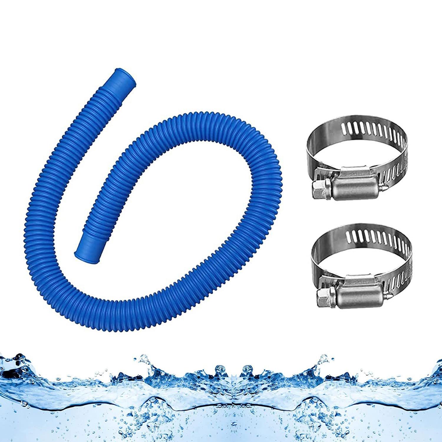 

2 шт. Шланги для бассейна Шланг для надземного бассейна Замена насоса для 1-1/4 дюйма Аксессуар Шланг для насоса поверхностного бассейна Запасные аксессуары