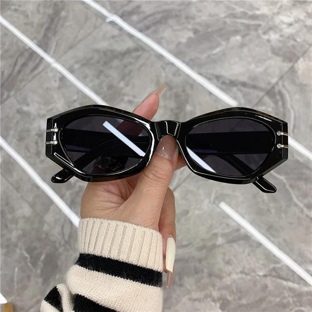 Vintage Sunglasses For Women Retro Fashion Cat Eye Sun Glasses Anti-UV Travel Fishing Eyewear  UV400 Shades