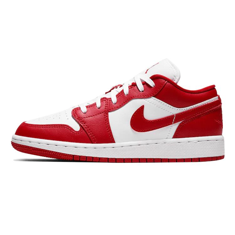 

Новые Jordan Air Jordan 1 Low Gym Red Кожа Легкий Тканый Противоскользящая Амортизация Низкий Верх Детские Баскетбольные Кроссовки 553560-611 36