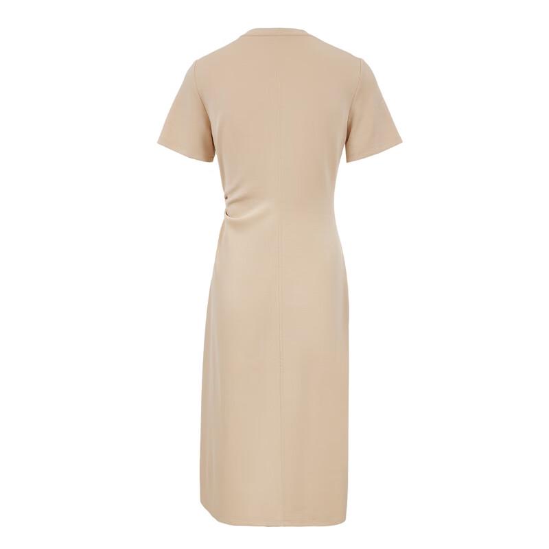 

VEROMODA 2025 Summer Modal Blend Pleated Waist T-Shirt Dress M