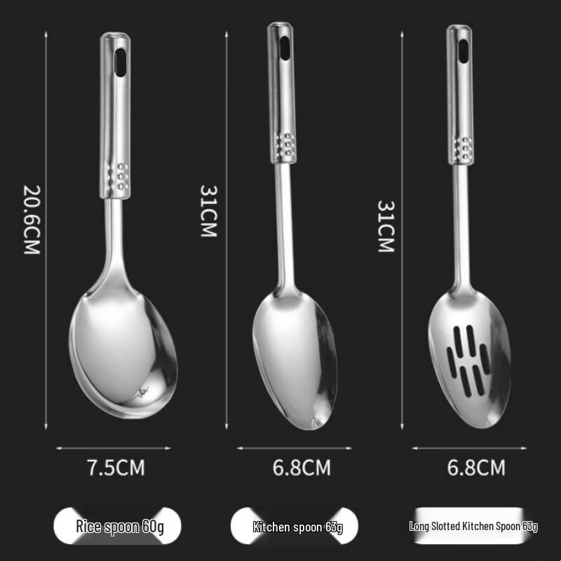 Jiexing 10-Piece Stainless Steel Kitchen Utensil Set