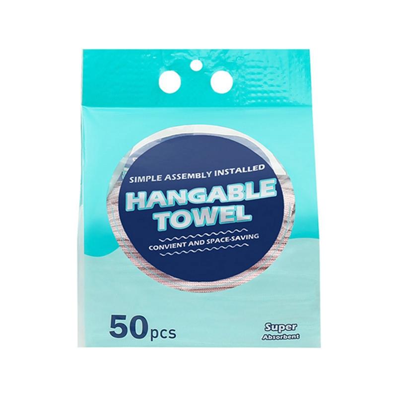 

50 Sheets Per Bag Super Absorbent Hangable Towel Pull-Out Kitchen Scouring Pad серый