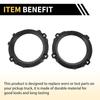 REPAIROCK Compatible with Jeep Wrangler TJ 1997-2007, 1 Pair Headlight Mounting Brackets, Left and Right 7-Inch Round Headlamp Bezels