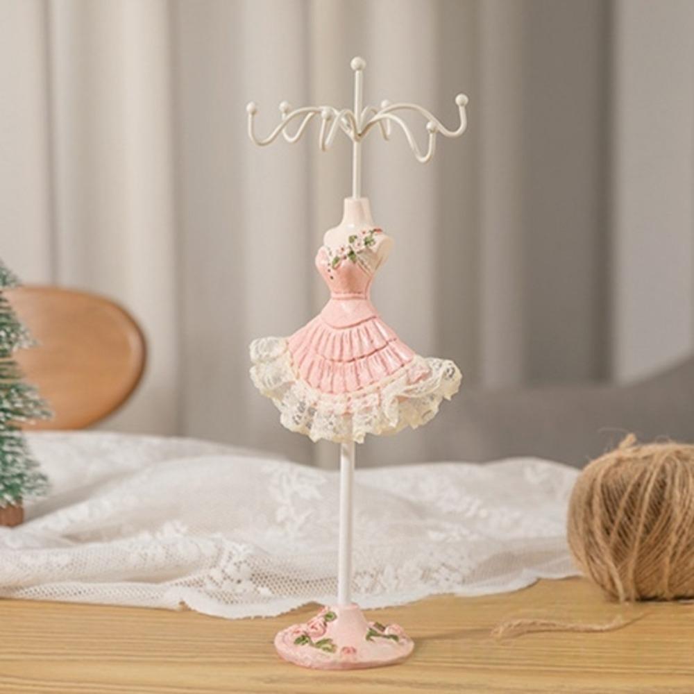 Organizer Rack Necklace Mannequin Display Stand Princess Earrings Rack Stand Display  Jewelry Store