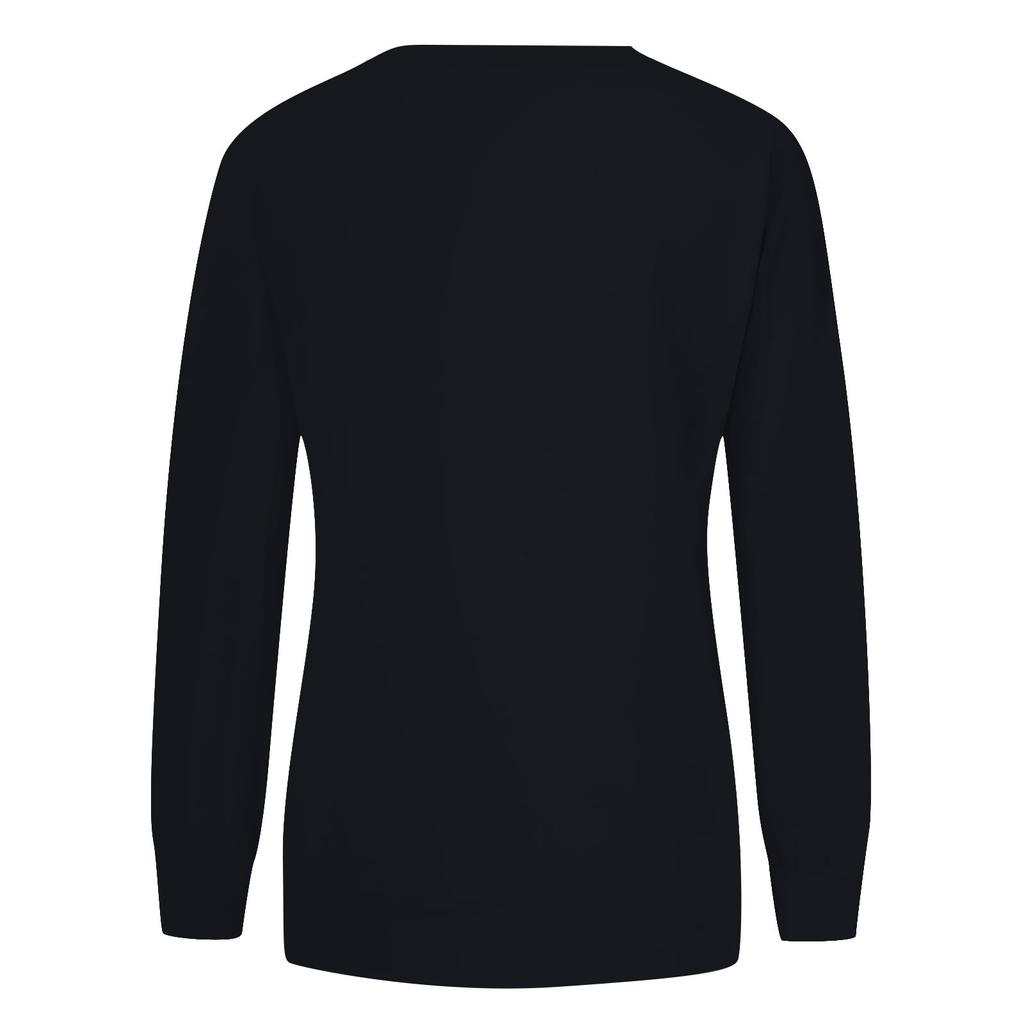 Ladies' Fashion And Leisure Long-sleeved Solid Color Valentine's Day Printed Round Neck Sweater Top