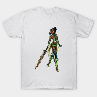 T Shirt damski Ashe Tiana Sans tło Harajuku drukuj Kawaii Tshirt letnia koszulka damska z krótkim rękawem Top Tee