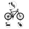 Versatile Bike Wall Mount Bracket Wall Hook Rack For Pedals Wall Mounted Holder For Living Rooms Bedrooms Meeting Rooms