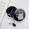 Bass Noise Reduction with Microphone Earphone Case Cartoon Cat Paw Headset Handfree Ear Phones On-ear Headphones Wired Earbuds