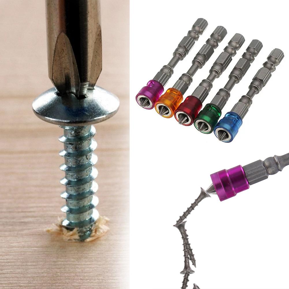 Drive Guide Drill Bit Extensions Woodworking Tool PH2 Magnetic Bits 1/4 Inch Hex Shank Magnet Screw Driver Bit Holder