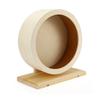 Leises Holz Hamster Laufrad mit Korkauskleidung für Sichere und Komfortable Kleintier Bewegung Unterhaltung Rollenspielzeug