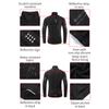 Fahrradjacke WOSAWE Herren Thermo-Fleece-warme Jacke Wintermantel