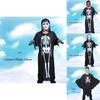 Premium Quality Halloween Costume Masquerade With Human Skeleton Ghost And Devil Mask