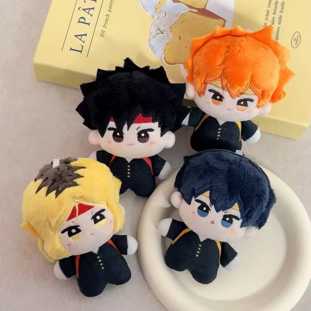 10cm Haikyuu! Anime Hinata Shoyo Akaashi Keiji Oikawa Tooru Neue Niedliche Plüschschlüsselanhänger Cosplay Cartoon Anhänger Plüschtier Geschenk Weihnachten