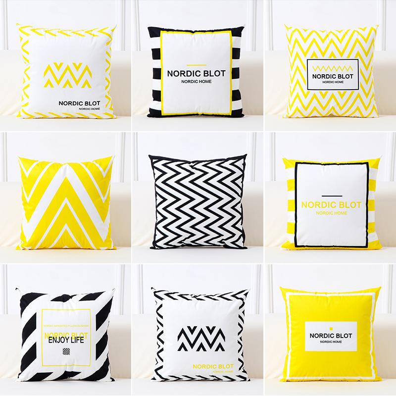 Pillow Cushion Office Waist Cushion Living Room Chair Sofa Waist Cushion Nordic Ins Style Simple and Modern