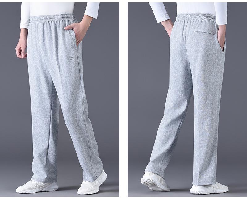 Herren Übergröße Locker Geschnittene Sporthose - Winter Samt, Gerader Schnitt, Freizeitkleidung