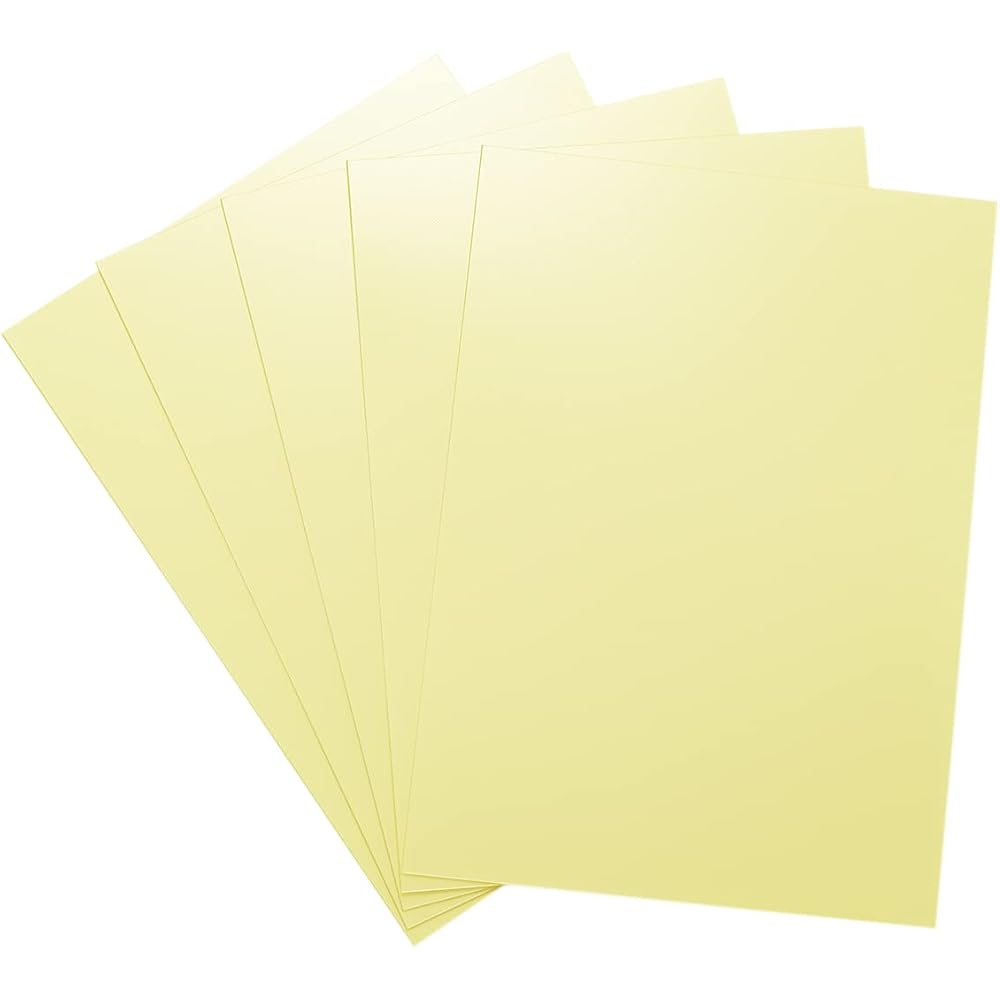 Fujicolor Picture Frame Backing Sheets, Full Size, 5 Sheets, 470215, Colorless and Transparent