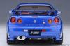 AUTOart 1/18 Scale Nismo R34 GT-R Z-tune Bayside Blue Finished Product