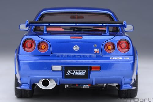 AUTOart 1/18 Scale Nismo R34 GT-R Z-tune Bayside Blue Finished Product