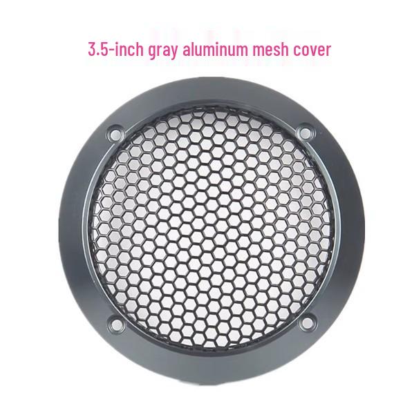 1.5-6.5 inch Car Speaker Aluminum Mesh Cover - A-pillar Protective Decorative Frame