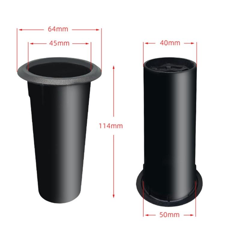 2PCS Speaker Port Tube Bass Vent Ventilation Connectors Quality Plastic Bass Tube for DIY Speaker Project Upgrades
