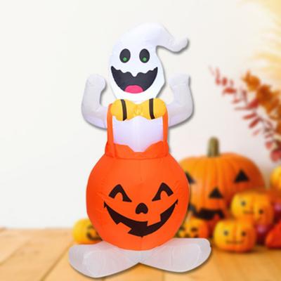 Inflatable Pumpkin Elf Halloween Decoration Light Up Outdoor//Indoor 1.2m 4ft
