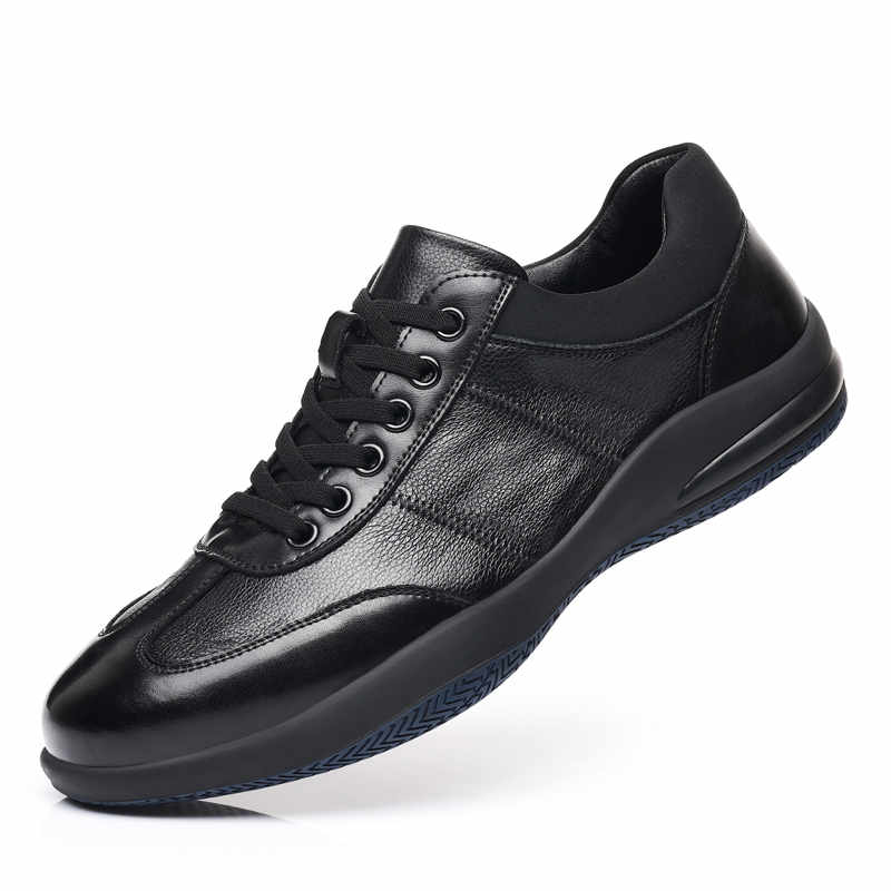 Moda Aumento de Altura Sem Saltos Sapatos de Luxo Tênis Azuis Masculinos Primavera Esporte Fábrica Estética Exercício Passeio