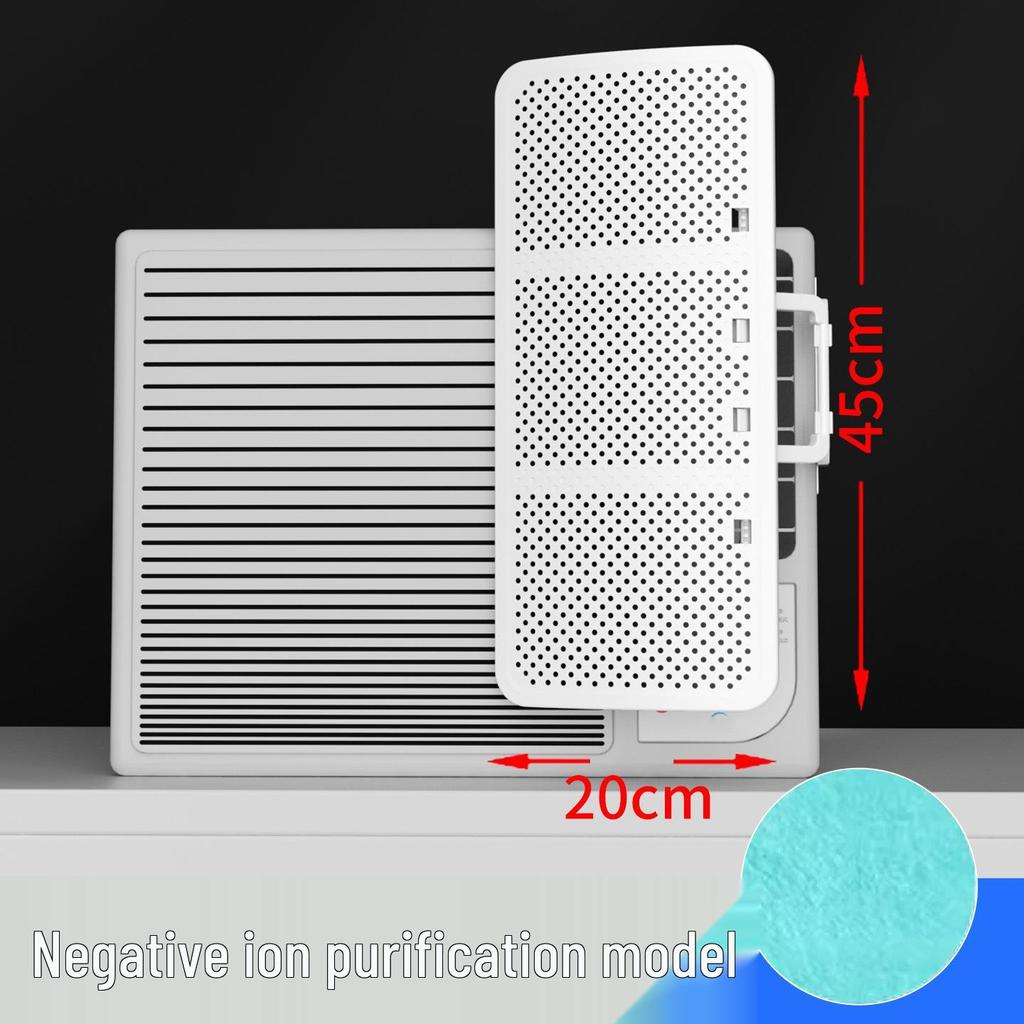 Universal White Waterproof Wind Deflector for Window Air Conditioners