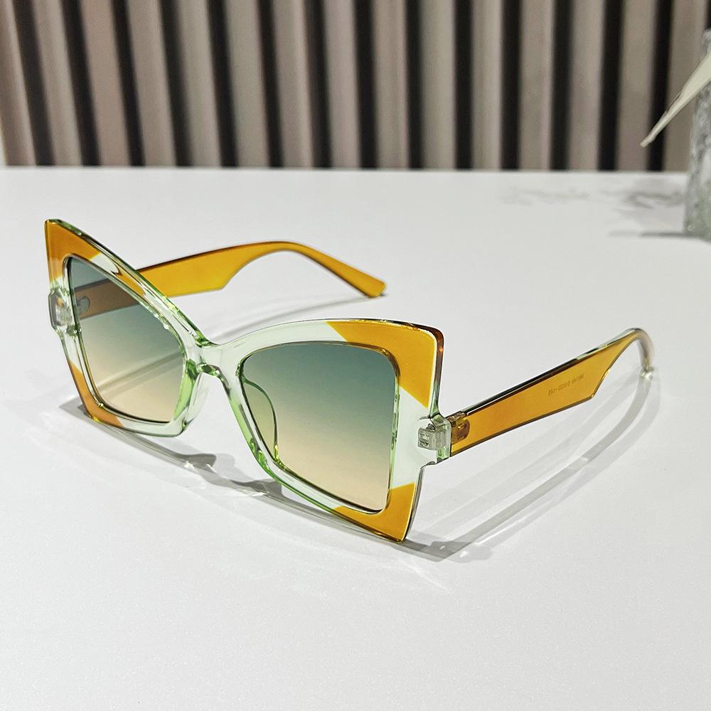 Vintage Trendy Colorful Butterfly Sunglasses Women For Female Luxury Brand Designer Sun Glasses Punk Popular Sexy Shades