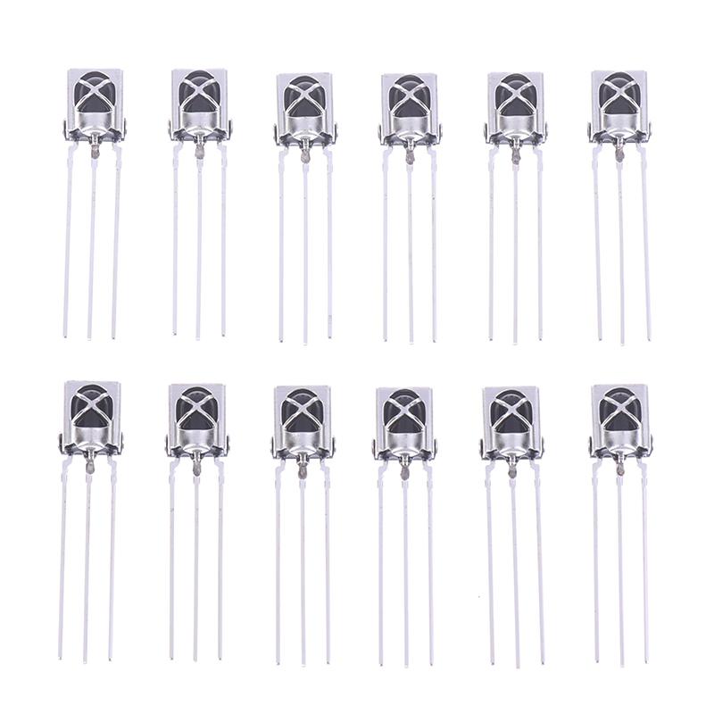 10Pcs Universal Ir Infrared Receiver Sensor Module For Vs1838B Lf1738 Inductive Infrared Remote Receiver Tube Receiving Head