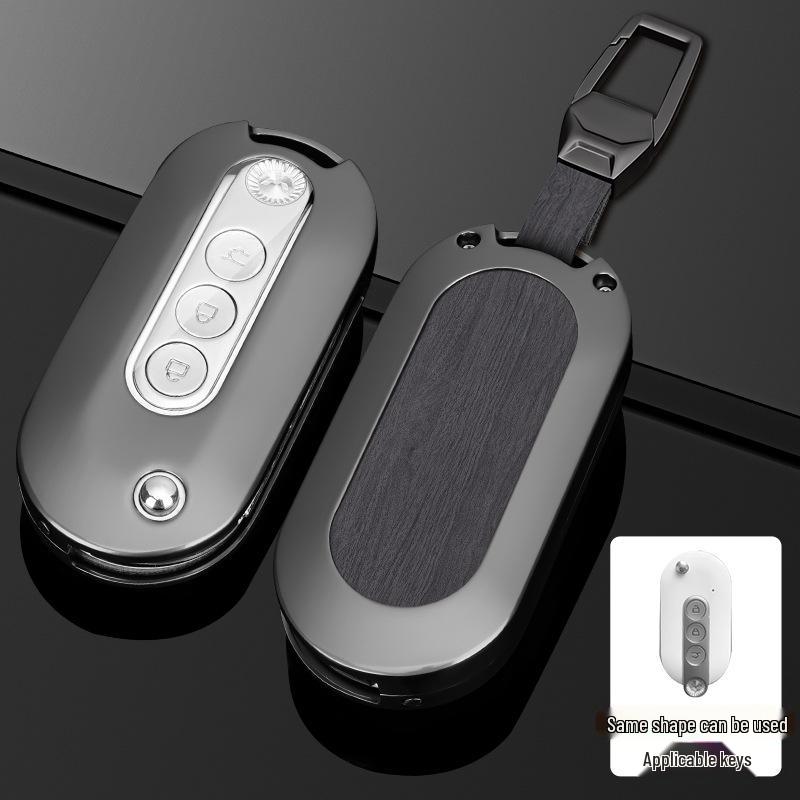 Capa de Chave Transparente Inspirada no Gameboy para Wuling Hongguang MiniEV Macaron