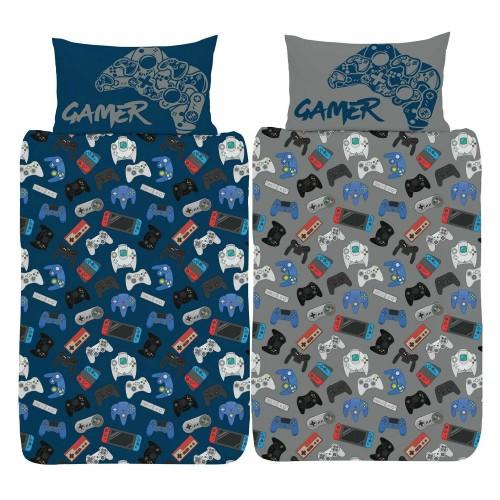 Floso Gamer Game Controller Reversible Duvet Set