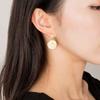 AUGUST ALICE 14K Vintage Medal Drop Earrings