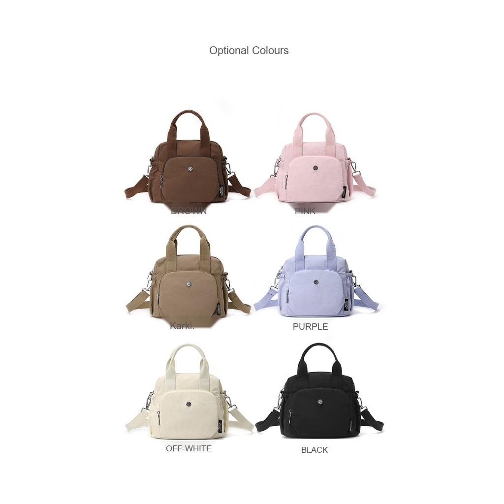 Xeie Thuk Shoulder Bag Unisex Nylon Large Capacity Multi Pocket Daily Casual