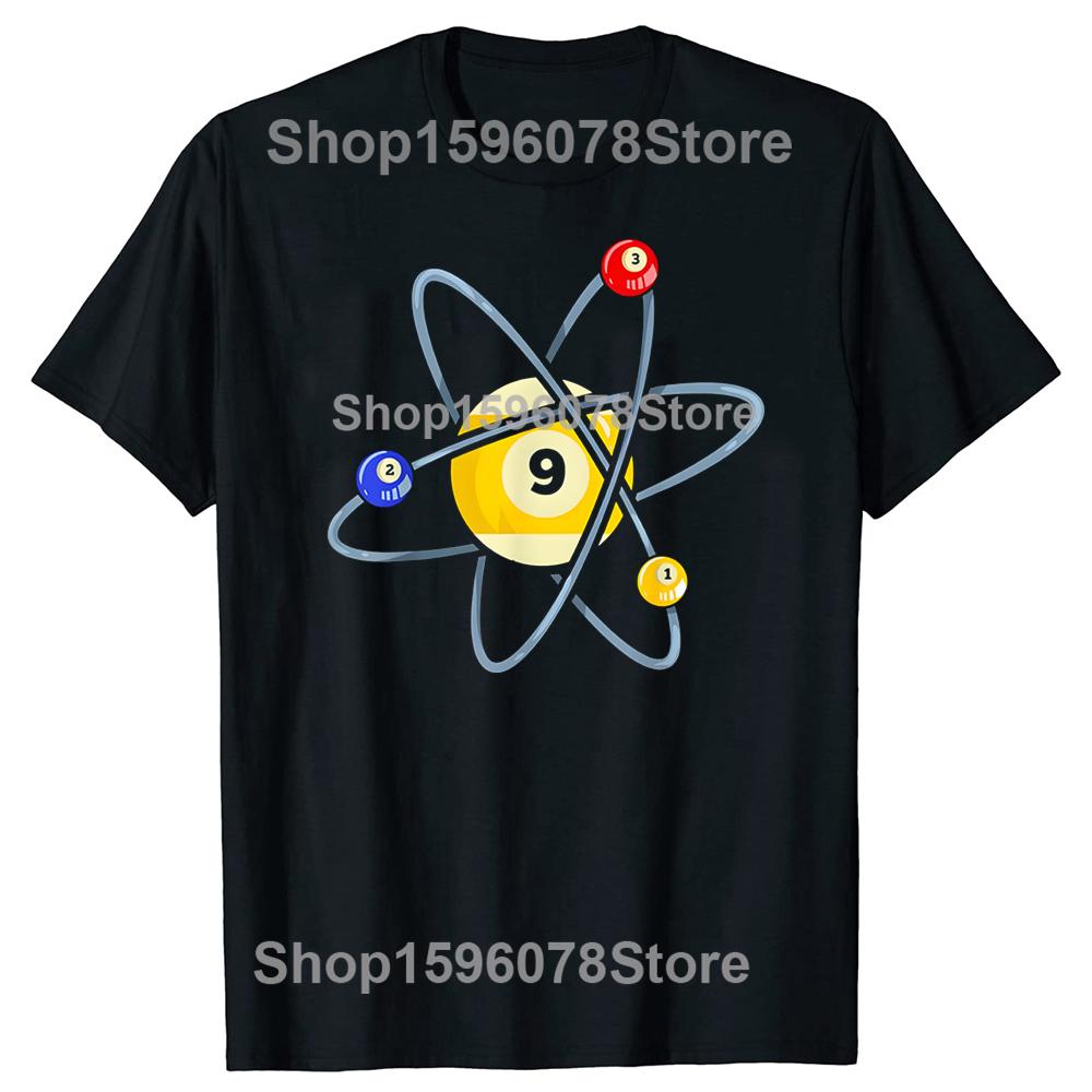 Billiard Pool Player 9-Ball T-Shirt Print Original Design Gifts T Shirts Graphic T Shirts Customizable Camisas Streetwear