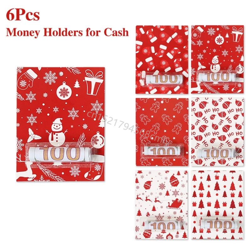 

Santa Money Purse Foldable Card For Holiday Cash Surprise Present 6XDE