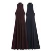 Za Autumn and Winter New Arrivals Women's Clothing Zr European and American Style Fashionable Backless Halter Neck Long Dress 5063253 606