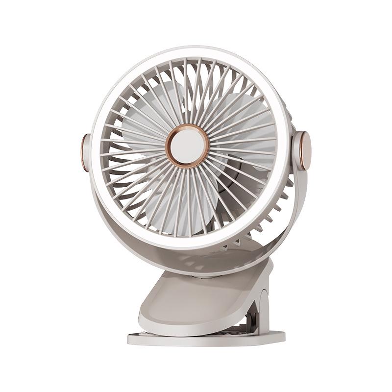 USB Rechargeable Desk & Clip Fan for Home, Office, Dorm – Compact Air Circulator