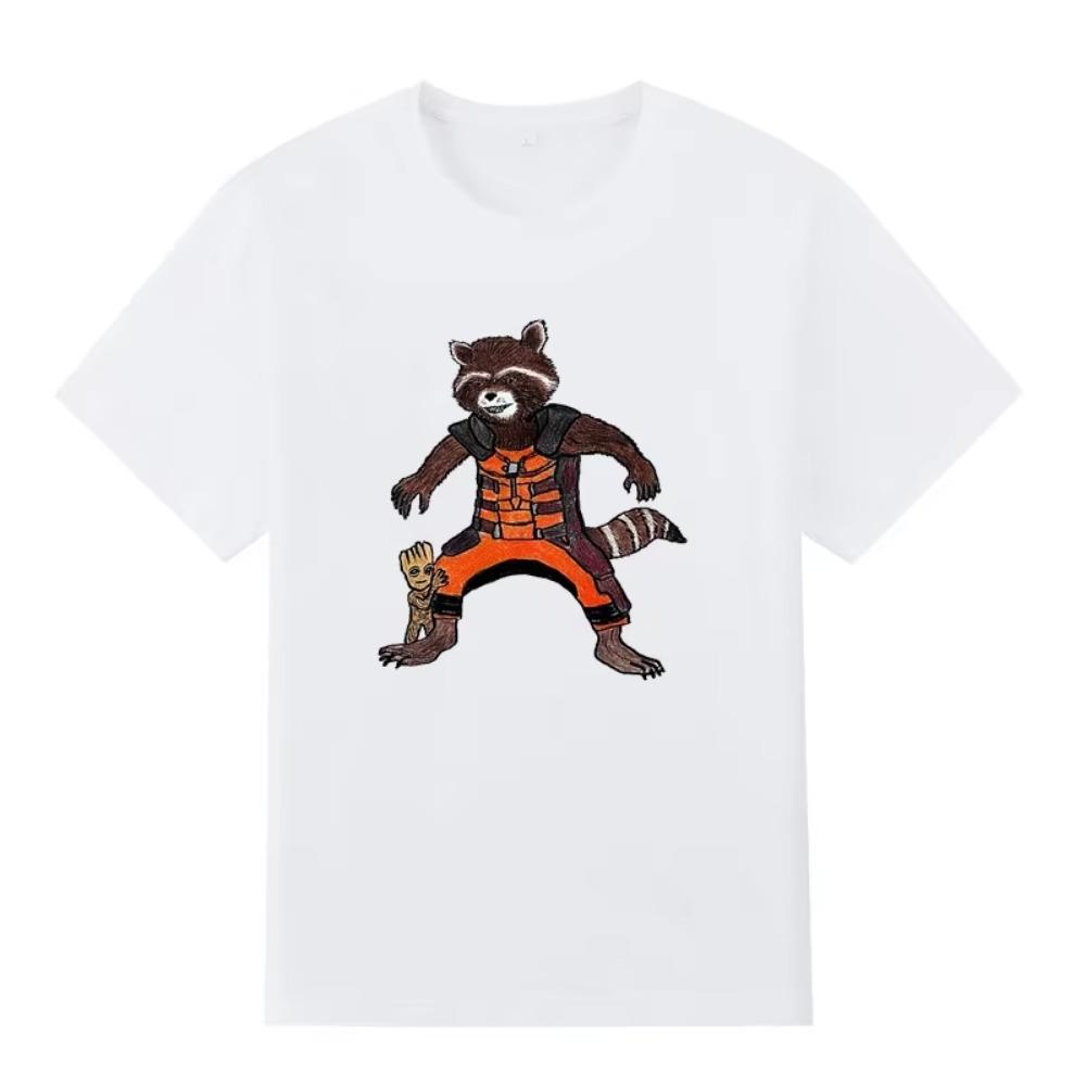 Tree Man Groot T-shirt Fashion Women Short Sleeves Tees Tops Summer O-Neck Tshirt Summer Female Casual T Shirt top