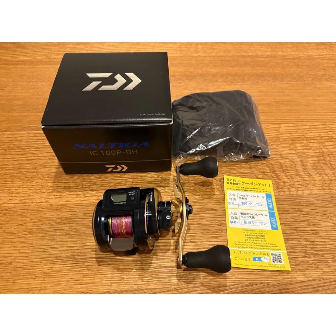 Used Daiwa SALTIGA IC 100P-DH Bait Reel